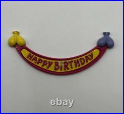 100% Complete VTG 1994 Polly Pocket Birthday Surprise Rare Iridescent Variation