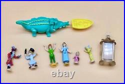 100% complete Disney Vintage Peter Pan Neverland Polly Pocket Bluebird play set