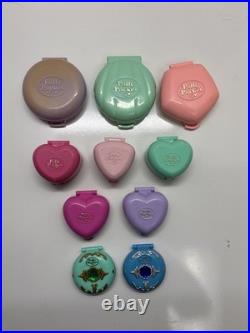 10-Vintage Polly Pockets Compacts Only (READ)