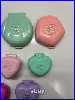 10-Vintage Polly Pockets Compacts Only (READ)