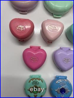 10-Vintage Polly Pockets Compacts Only (READ)