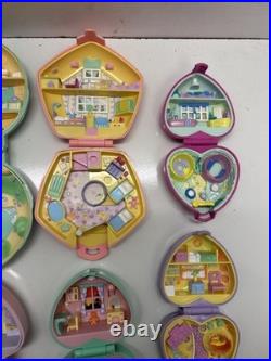 10-Vintage Polly Pockets Compacts Only (READ)