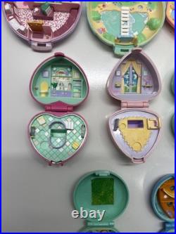 10-Vintage Polly Pockets Compacts Only (READ)