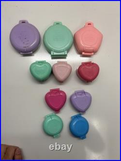 10-Vintage Polly Pockets Compacts Only (READ)