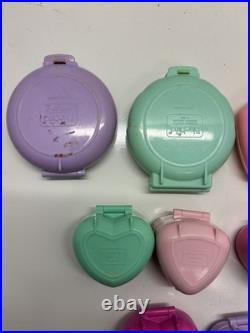 10-Vintage Polly Pockets Compacts Only (READ)