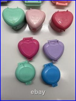 10-Vintage Polly Pockets Compacts Only (READ)