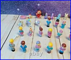 122 Vintage 90s My Pretty Dollhouse Figures & Parts Toy Lot Polly Pocket Dolls