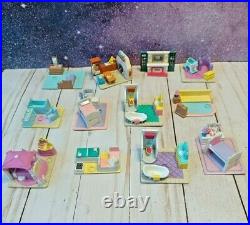 122 Vintage 90s My Pretty Dollhouse Figures & Parts Toy Lot Polly Pocket Dolls