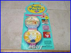 1989 Bluebird Polly Pocket Polly's Cafe COMPLETE Compact Playset VTG Toy Sealed