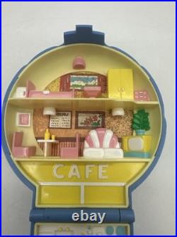 1989 Vintage Angel Pocket Polly's Cafe Polly Pocket Blue RARE COMPLETE