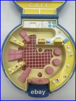 1989 Vintage Angel Pocket Polly's Cafe Polly Pocket Blue RARE COMPLETE