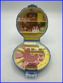 1989 Vintage Angel Pocket Polly's Cafe Polly Pocket Blue RARE COMPLETE