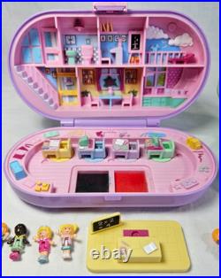 1990 1992 Polly Pocket Vintage Cozy Cottage Toy Shop School Stamper Bluebird lot