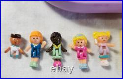 1990 1992 Polly Pocket Vintage Cozy Cottage Toy Shop School Stamper Bluebird lot