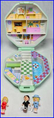 1990 1992 Polly Pocket Vintage Cozy Cottage Toy Shop School Stamper Bluebird lot