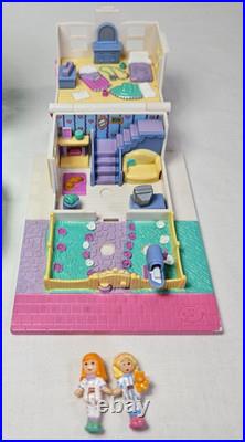 1990 1992 Polly Pocket Vintage Cozy Cottage Toy Shop School Stamper Bluebird lot