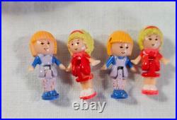 1990 1992 Polly Pocket Vintage Cozy Cottage Toy Shop School Stamper Bluebird lot