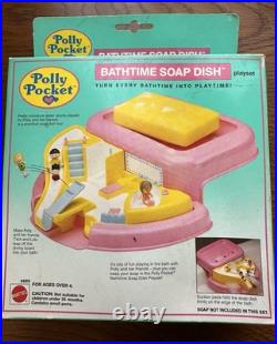 1990 Polly Pocket Bathtime Soap Dish COMPLETE in Box