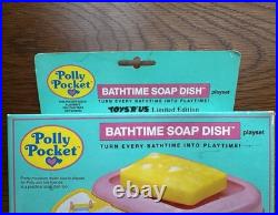 1990 Polly Pocket Bathtime Soap Dish COMPLETE in Box
