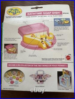 1990 Polly Pocket Bathtime Soap Dish COMPLETE in Box