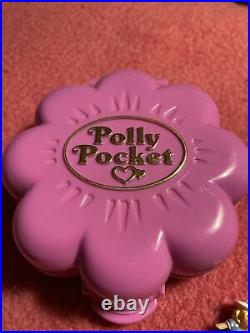 1990 Polly Pocket Secret Garden Surprise Compact Vintage Bluebird COMPLETE Rare