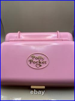 1990 VTG Polly Pocket Pretty Hair Set Complete Rare Bluebird Compact