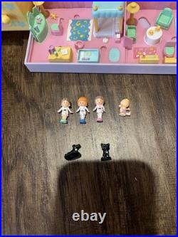 1990 Vintage Polly Pocket Bluebird Pyjama Party Dressing Table Some Figures