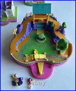 1990's Polly Pocket Vintage Bluebird Large Bundle Lot 7 Play Sets And Some Figs