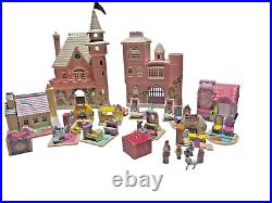 1990s Galoob My Pretty Dollhouse Castle, Schoolhouse, Furniture Rooms Figures