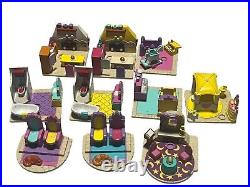 1990s Galoob My Pretty Dollhouse Castle, Schoolhouse, Furniture Rooms Figures