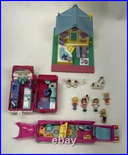 1990s Polly Pocket Playsets & Dolls, Cottage, On The Go, Camper, Horse, Bluebird