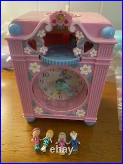1991 Fun Time Clock Vintage Polly Pocket Complete