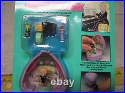1991 Mattel Polly Pocket Polly's Grand Piano Ring And Case Vintage Sealed