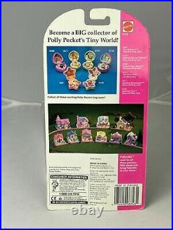 1991 Polly Pocket Bluebird 50's Diner Ring and Ring Case New On Card