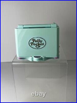 1991 Polly Pocket Bluebird Fun Time Clock in Blue Complete All Original