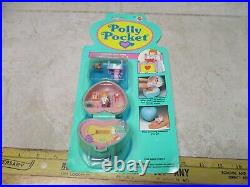 1991 Vintage Polly Pocket Bluebird Midge's Bedtime Ring and Ring Case COMPLETE