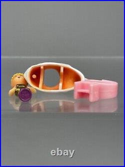 1992 Polly Pocket Bluebird Tiny Ballerina Ring & Ring Case Complete-Original