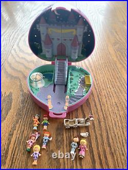 1992 Polly Pocket Starlight Castle BlueBird Vintage Complete + 5 Figures, Works