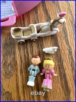 1992 Polly Pocket Starlight Castle BlueBird Vintage Complete + 5 Figures, Works