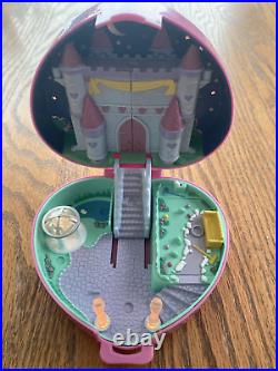1992 Polly Pocket Starlight Castle BlueBird Vintage Complete + 5 Figures, Works