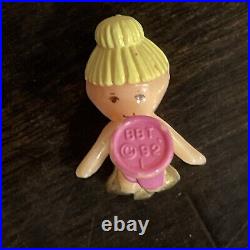 1992 Vintage Polly Pocket Tiny Ballerina complete with Swan Ring Bluebird Toys