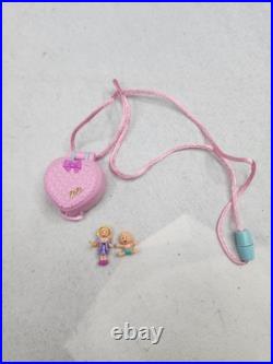 1993 Polly Pocket Baby & Ducky Locket Complete Vintage Bluebird