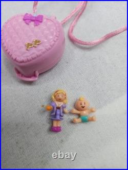 1993 Polly Pocket Baby & Ducky Locket Complete Vintage Bluebird