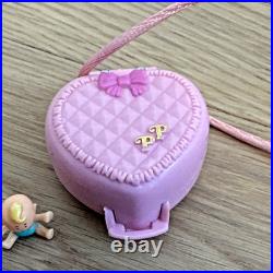 1993 Polly Pocket Baby & Ducky Locket Pink Vintage Bluebird COMPLETE