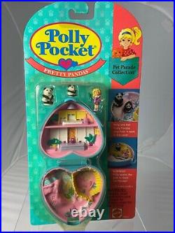 1993 Polly Pocket Bluebird Pretty Pandas New On Card