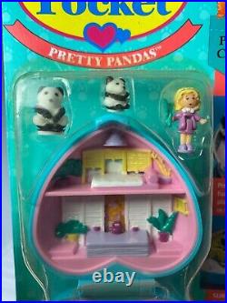 1993 Polly Pocket Bluebird Pretty Pandas New On Card