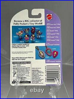 1993 Polly Pocket Bluebird Rose Princess Ring New On Card