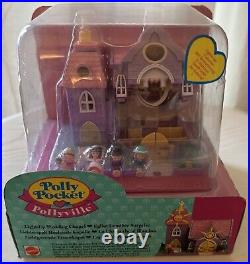 1993 Polly Pocket Light Up Wedding Chapel vintage/sealed/NIB/In Box