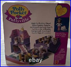 1993 Polly Pocket Light Up Wedding Chapel vintage/sealed/NIB/In Box