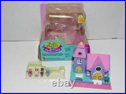 1993 Polly Pocket Pollyville LIGHT UP WEDDING Chapel Church Playset New Open Box